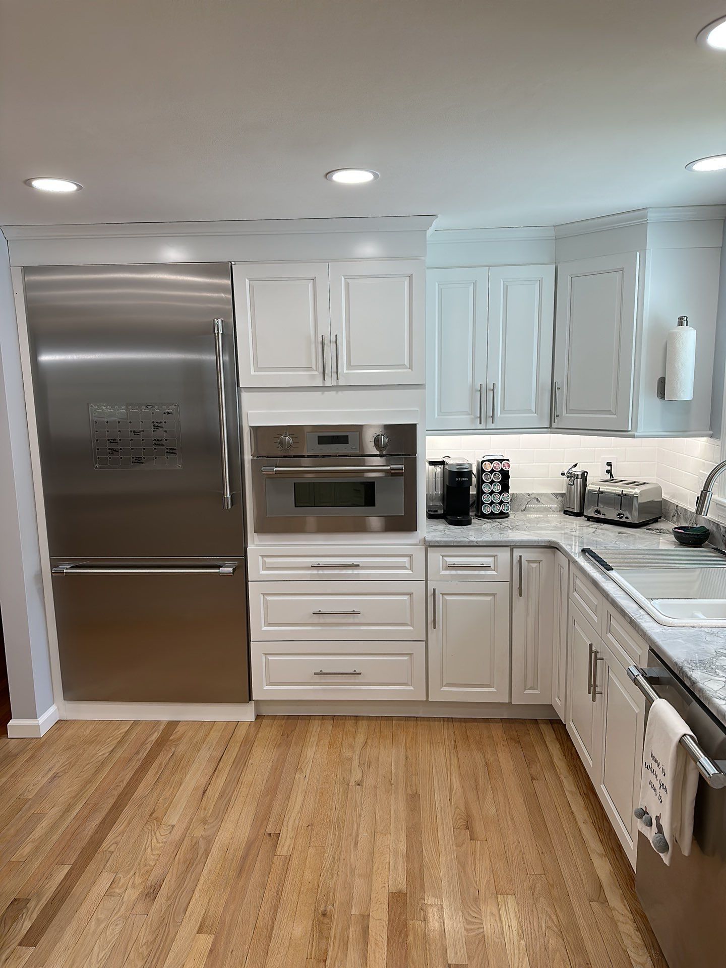 Traditional Transitional Kitchen Remodel by All Work Construction, Inc. project photo