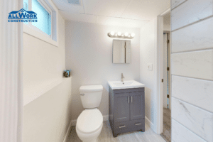 Cramped Bathroom