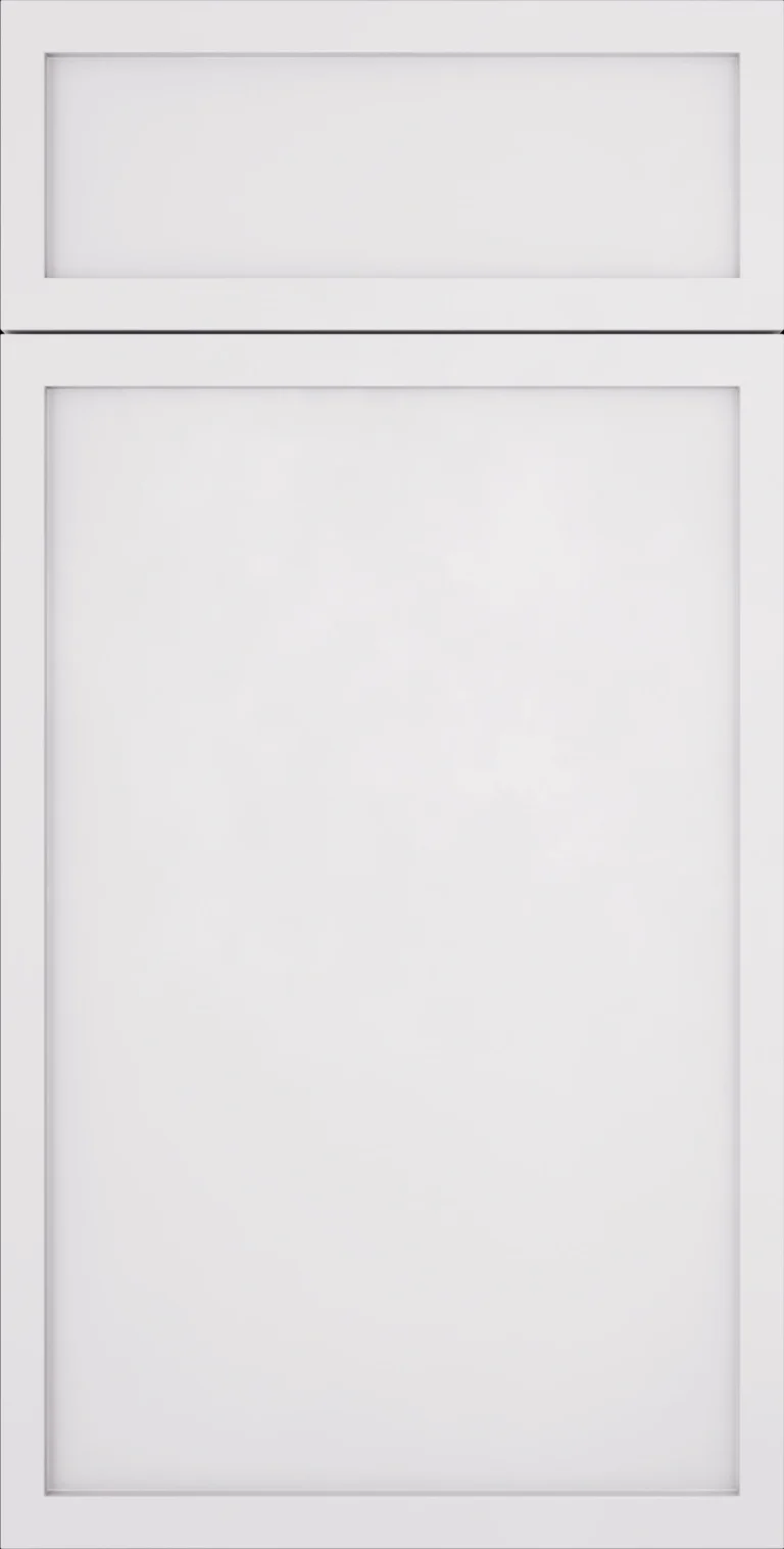 Forevermark Petit White kitchen cabinet door in white