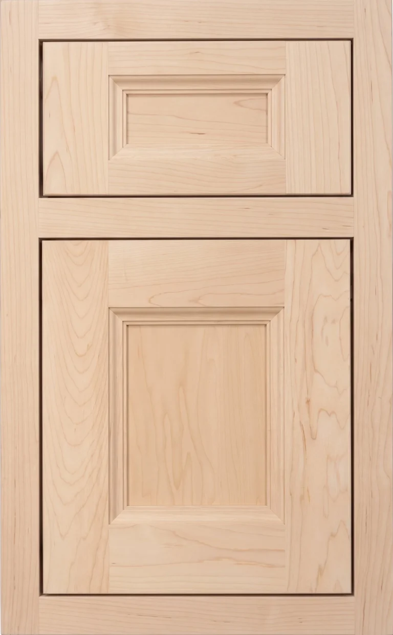 Integrity Highland inset kitchen cabinet door and drawer front with detailed molding