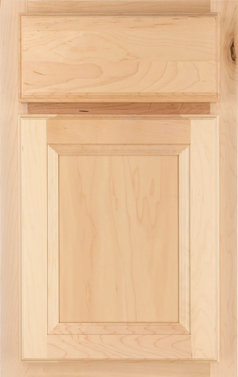 Integrity Oxford kitchen cabinet door with a recessed panel and wide frame