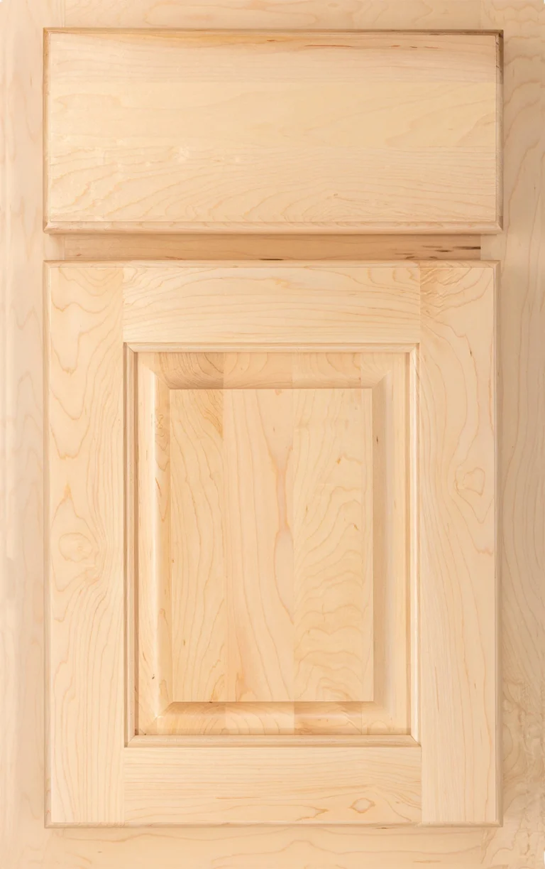 Integrity Cumberland kitchen cabinet door and drawer front with raised-panel detailing