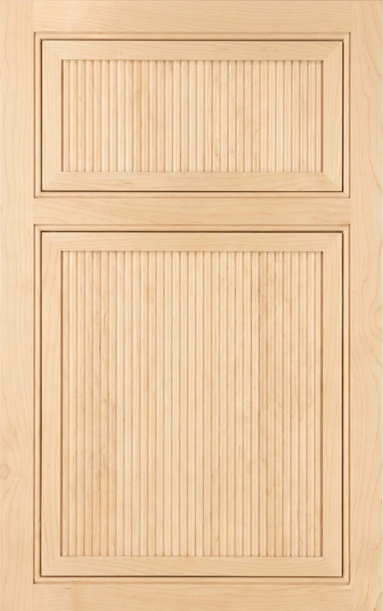 Integrity Alexandria inset kitchen cabinet door and drawer front with reeded panels