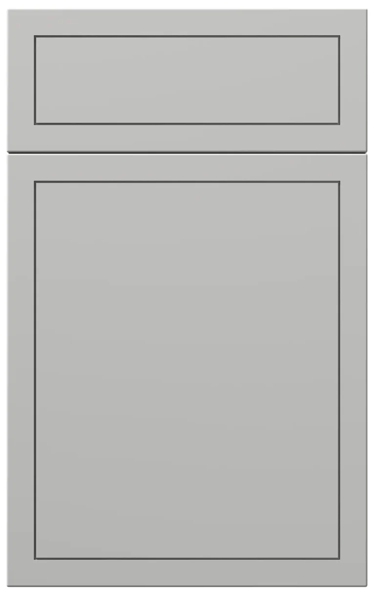 Eurocrafts Inset Look kitchen cabinet door and drawer front in gray